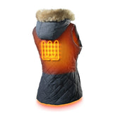 Cirrus Womens Heated Vest - rear view | Silarius