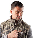 Colorado Men's Heated Hunting Vest - Available in Mossy Oak and Real Tree - detail view | Silarius