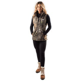 Colorado Women's Heated Hunting Vest - Available in Mossy Oak and Real Tree - detail view | Silarius
