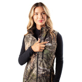 Colorado Women's Heated Hunting Vest - Available in Mossy Oak and Real Tree - detail view | Silarius