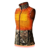 Colorado Women's Heated Hunting Vest - Available in Mossy Oak and Real Tree - front view | Silarius