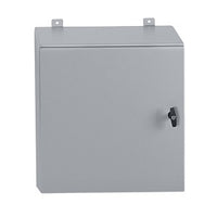 Hubbell IR221UG Industrial REBOX, NEMA 4/12, 24"x24"x12", Gray Polyester