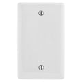 Hubbell NPJJ13W Jumbo 1-Gang Blank Wallplate, White