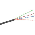 Hubbell HC6RREBK CAT6 Link Plenum Reelex Cable, Black