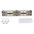 Hubbell 110RM25NT CAT5e 110-Rack Mount Kit, 200-Pair, 5-Pair Blocks