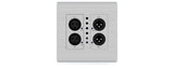 Blustream DA22XLR-WP-US Dante 2+2 XLR Wall Plate