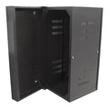 Hubbell HSQ36S Cabinet Components, Quadcab 36"x20", Solid Door, Black