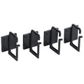 Hubbell MCCPSR4 Cable Management Hardware, Plastic Cable Management Rings, Non-Adhesive