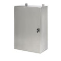 Hubbell IR321PS Industrial REBOX NEMA 4X Wall Mount Cabinet, 36"H x 24"W x 12"D, Stainless Steel