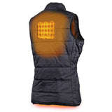 Element Women's Heated Vest - rear view | Silarius