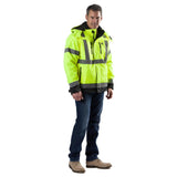 Flash Heated High-Vis Jacket - detail view | Silarius
