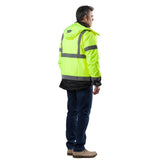 Flash Heated High-Vis Jacket - detail view | Silarius