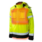 Flash Heated High-Vis Jacket - front view | Silarius