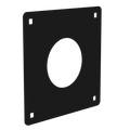 Pedestal Pro GAS-PLTFAC-6-3 6" x 6" Foam Gasket Seal