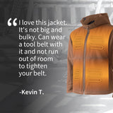 Grit Mens Heated Workwear Jacket - detail view | Silarius