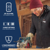 Grit Mens Heated Workwear Jacket - detail view | Silarius