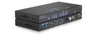 Blustream HD12DB-V2 7.1-Channel Dolby / DTS Down Mixing DAC 2-Way HDMI Splitter and Scaler 4K 60Hz 4:4:4