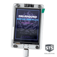 ESP32 HaleHound WiFi & Bluetooth Signal Monitor with 2.8 Touchscreen and Acrylic Case - front view | Silarius