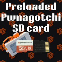 Preloaded Pwnagotchi SD Card - front view | Silarius