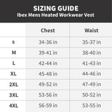Ibex Mens Heated Workwear Vest - detail view | Silarius