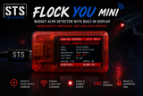 FlockYou Mini | Budget ALPR Awareness Detector with Color Display - angle view | Silarius