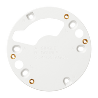 Hanwha SBD-110GP Gang Box Plate for Select QND, XND, HCD and LND Series Cameras