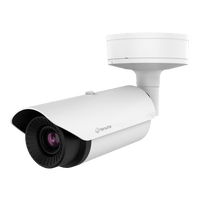 Hanwha TNO-3050T Series QVGA Thermal Bullet IP Camera, 35mm Fixed Lens, White