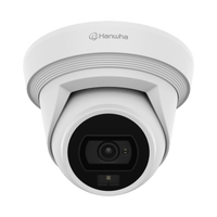 Hanwha QNE-C8013RL Q Series 5MP AI Dual Light Flateye Camera, 3mm Fixed Lens, IR 30m