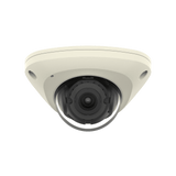 Hanwha XNV-6012 X-Series 2MP Outdoor Vandal Dome Camera, 2.4mm Fixed Lens, Ivory