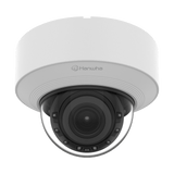Hanwha XND-C7083RV/KEX Series 4MP AI Indoor IR Vandal Dome IP Camera, 2.8-10mm Motorized Varifocal Lens, White, TAA Compliant