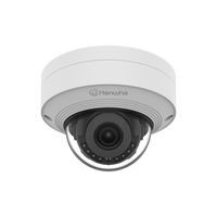 Hanwha QNV-C8011R Q-Series 5MP AI IR Mini Vandal Dome Camera 3.0mm Fixed Lens, White