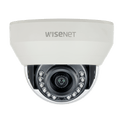 Hanwha HCD-7010RA HD+ Series 4MP Analog HD IR Dome Camera, 2.8mm Lens, Ivory
