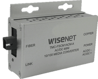 Hanwha TMC-FSTS1ACM-A TMC-F Series Mini 100M Optical Media Converter