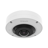 Hanwha XNF-9010RVM Series 12 MP IR Fisheye Camera, Mobile Exclusive, 1.08mm, White