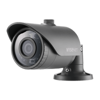 Hanwha HCO-6020R HD+ Series 2MP Analog HD IR Bullet Camera, 4mm Fixed Lens, Dark Gray