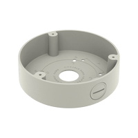 Hanwha SBF-100B1 Back Box for Select SNF, PNF, XNF and QNE Fisheye and Flateye Cameras, Ivory