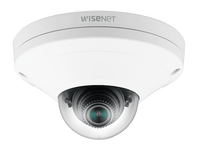 Hanwha XNV-6011W X-Series 2MP Outdoor Vandal Dome Camera, 2.8mm Fixed Lens, White