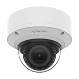 Hanwha XND-8093RV/KEX Series 6MP AI Indoor IR Vandal Dome IP Camera, 10.9-29mm Motorized Varifocal Lens, White, TAA Compliant