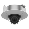 Hanwha XND-9082RF X-Series 4K Flush Mount IR IP Dome Camera, 2.8-8.4 Motorized Varifocal Lens, Signal White