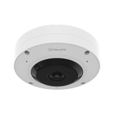 Hanwha XNF-A9014R 12MP AI Fisheye IP Camera, 20m IR Viewable Length, 1.76mm Fixed Lens, IP42