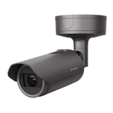 Hanwha XNO-8082R X-Series 6MP IR Bullet Camera, 2.8-8.4mm Varifocal Lens, Gray