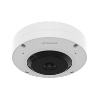 Hanwha XNF-A8014R 5MP AI Fisheye IR Camera, 1.76mm Fixed Lens