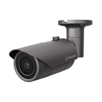 Hanwha QNO-7022R Q-Series 4MP WDR IR Bullet IP Camera, 3.6mm Fixed Lens, Black
