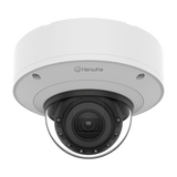 Hanwha XNV-9082R X-Series 8MP Outdoor IR Vandal Dome Camera, 2.8-8.4mm Varifocal Lens, White
