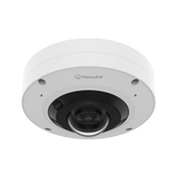 Hanwha XNF-A9014RV 12MP AI Fisheye Camera, 20m IR Viewable Length, 1.76mm Fixed Lens, IP66, NEMA4X, IK10