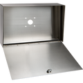 PEDESTAL PRO Lando-SS-20x14-E 20x14 Landscape Stainless Housing