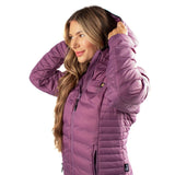 Lita Women's Heated Puffer Jacket - detail view | Silarius
