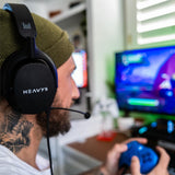 HEAVYS HeX Gaming Headset Bundle - rear view | Silarius