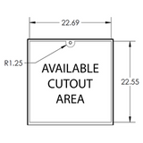 Pedestal Pro MC-CS-24-E 24" Square Steel Housing