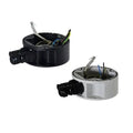 Pelco UEBP7AA Parapet Bracket with Quick Connectors RJ45 (Ethernet and PoE) and 7-Pole to Weld (Power Supply and I / O) for Esprit Compact, Grey-White